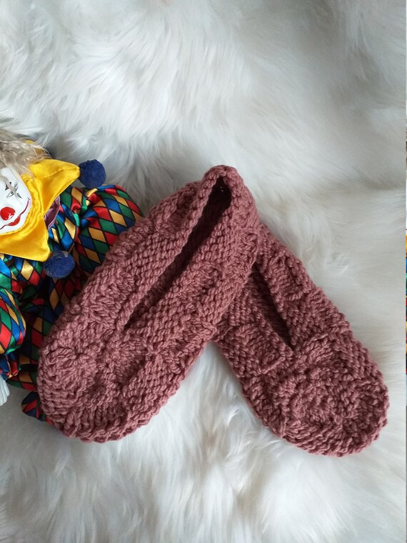 laurence knitted slipper boots