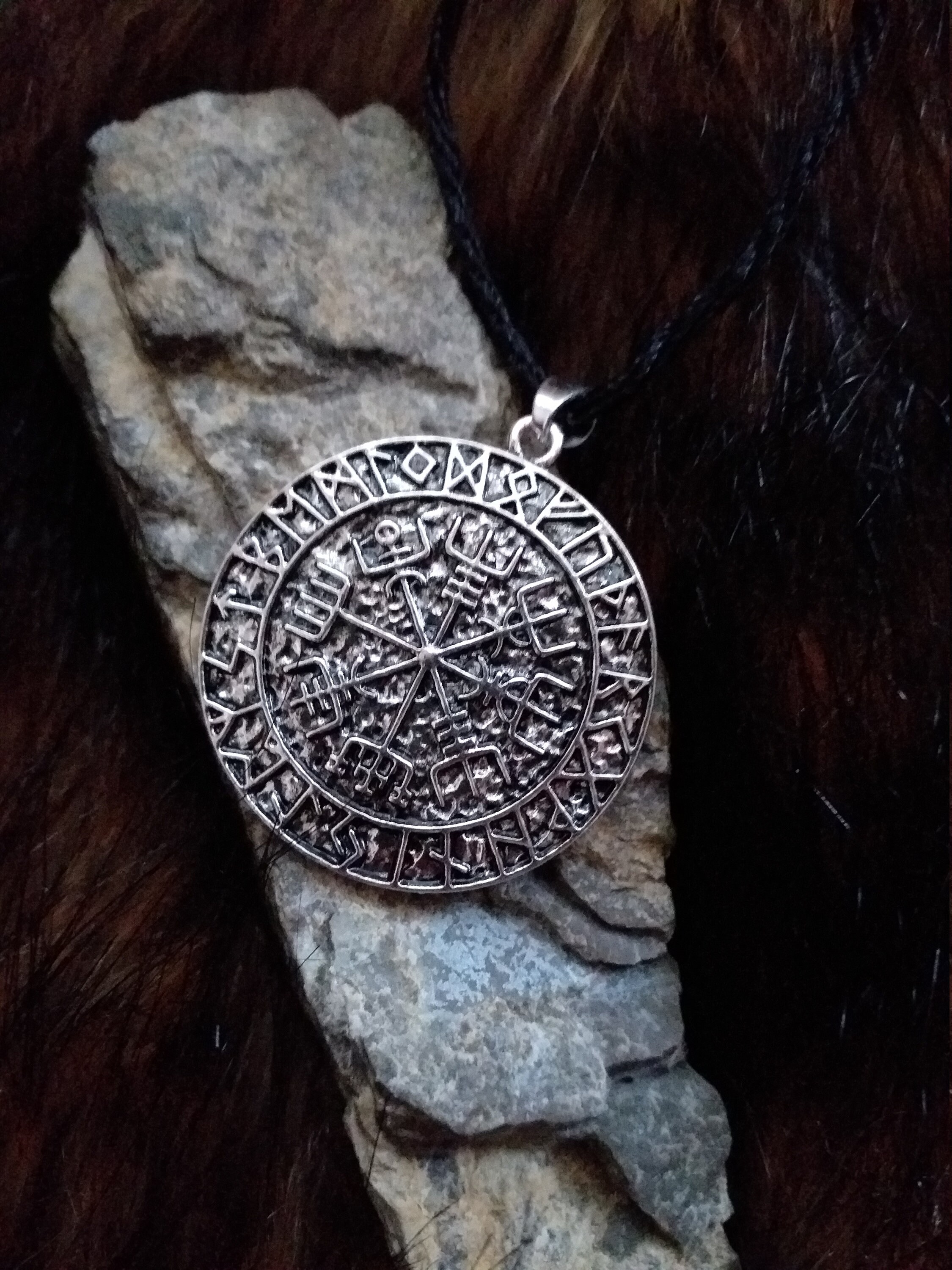 Helm of Awe Viking Warrior Pendant Necklace Helm of Etsy