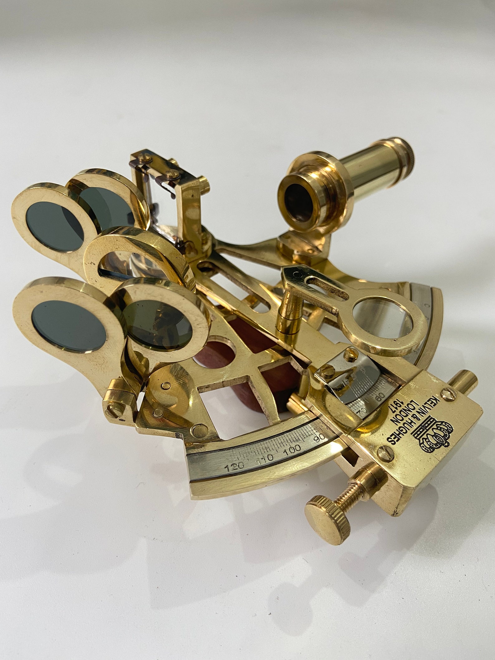 Nautical 5 Hand Made Brass Ship Sextant In Brass Etsy