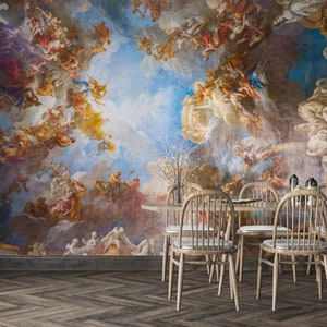 Versailles Paris Frankreich Hercules Renaissance Tapete Selbstklebend Schälen und Aufkleben Wandbilder Minimalistisches skandinavisches Design Entfernbare Tapete
