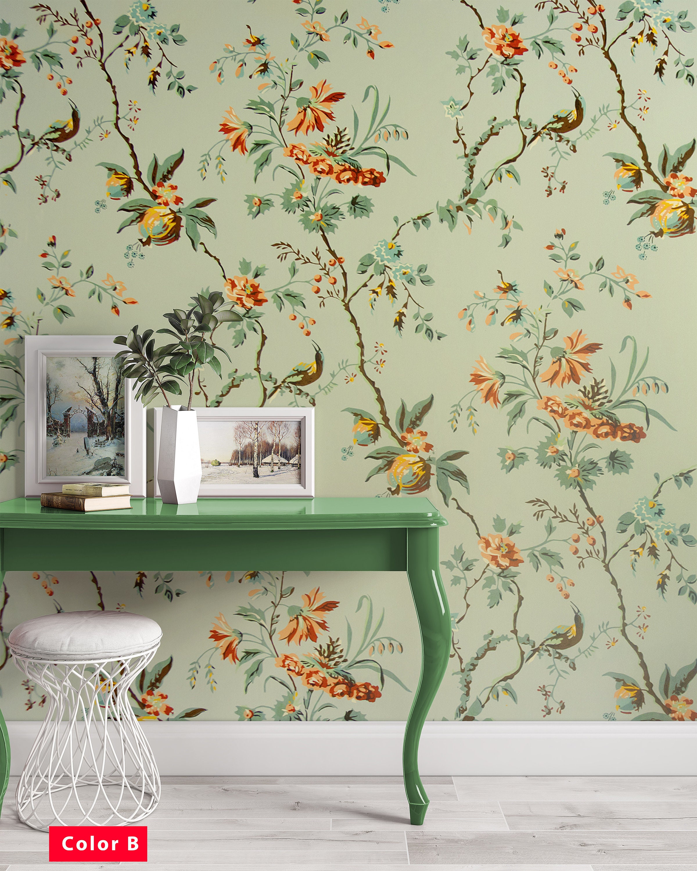18th Century Chinoiserie Wallpaper