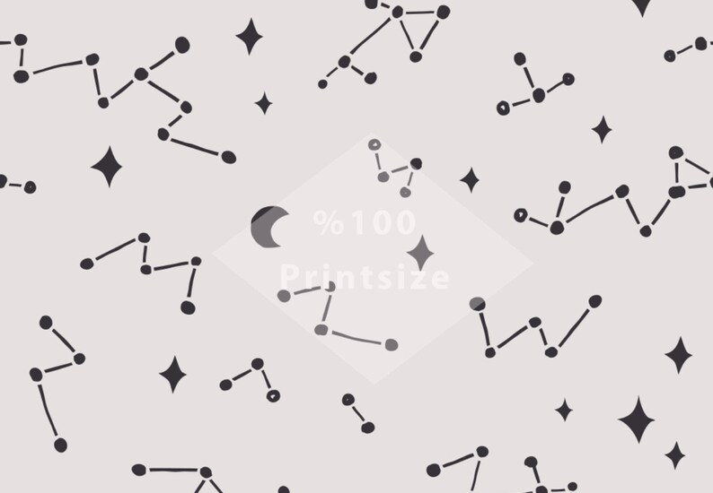 Abstract Constellations Pattern Background Wallpaper Self Adhesive Peel ...