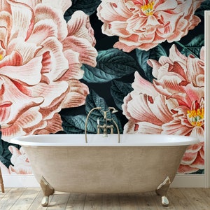 Garden Flowers Wall Mural Floral Wallpaper Removable