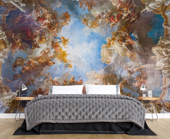 Versailles Paris France Hercules Renaissance Wallpaper Self