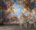 Versailles Paris France Hercules Renaissance Wallpaper Self Adhesive Peel and Stick Wall Murals Minimalistic Scandinavian Design Removable