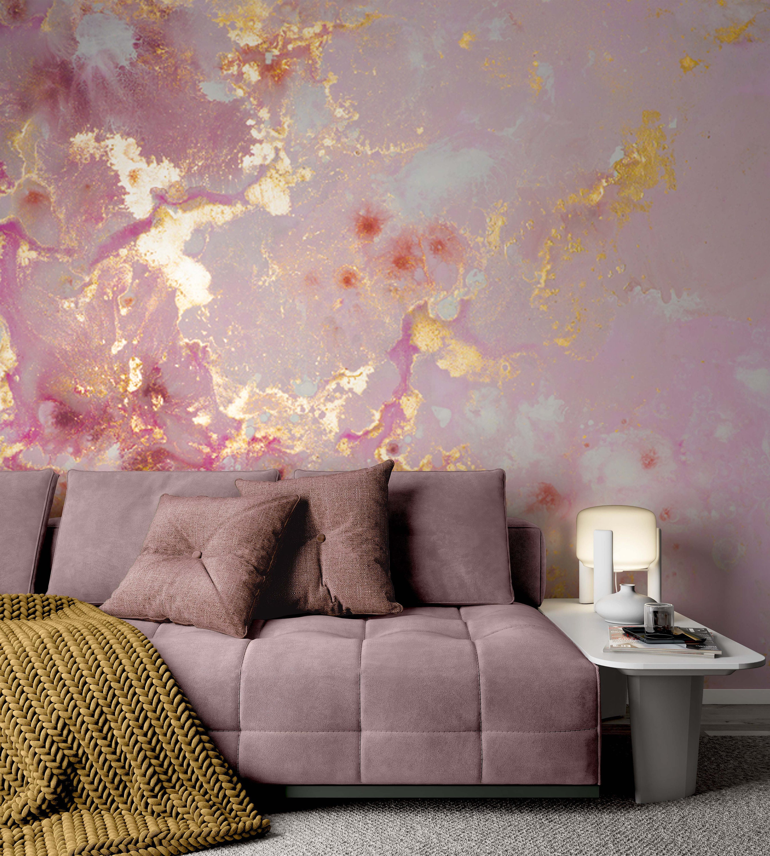 Pink Looks Gold Look Abstract Painting Modern Design - Etsy Pink Looks Gold Look Abstract Painting Modern Design - Etsy