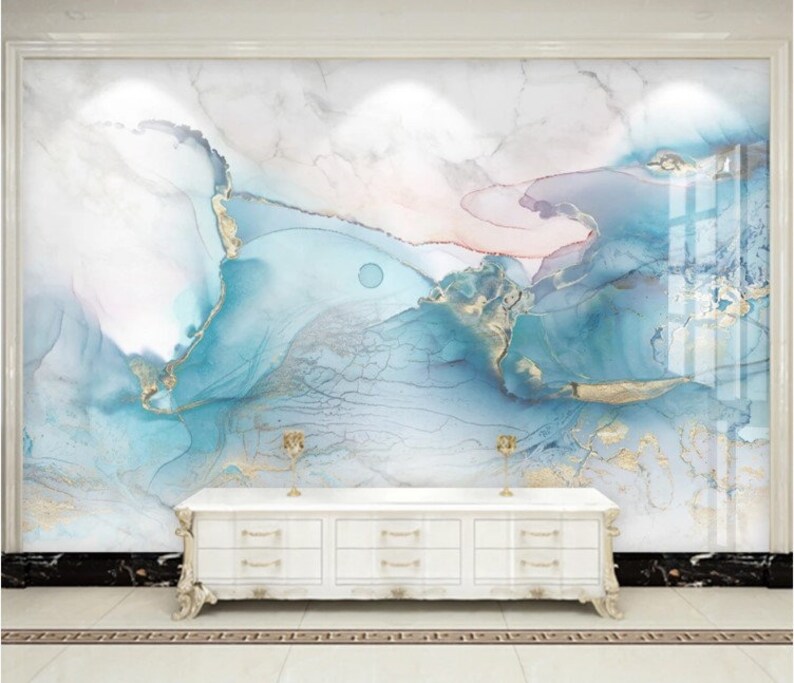 Abstract Ocean Texture Wallpaper Self Adhesive Peel and Stick Wall ...