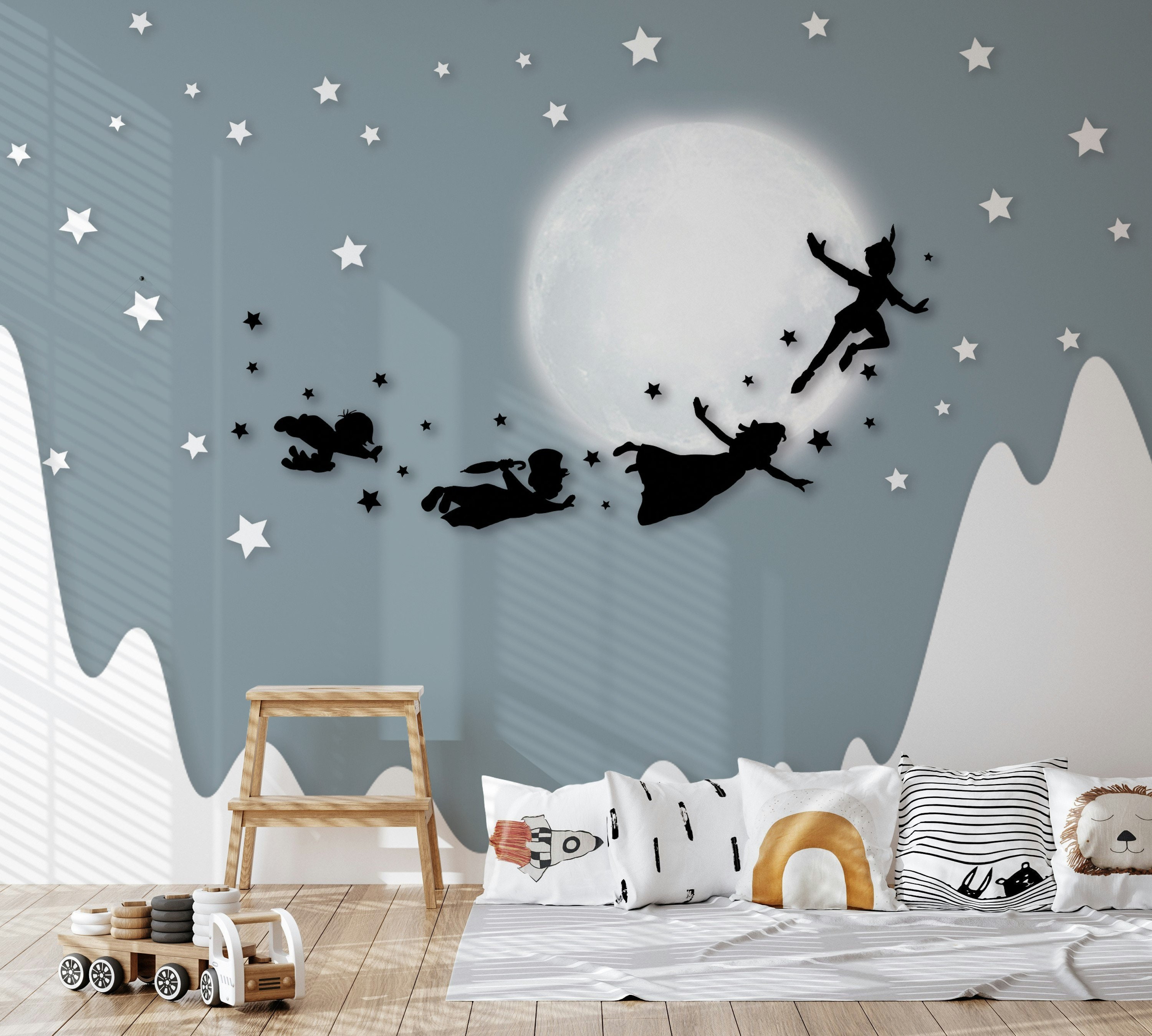 Peter pan wallpaper - Etsy 日本