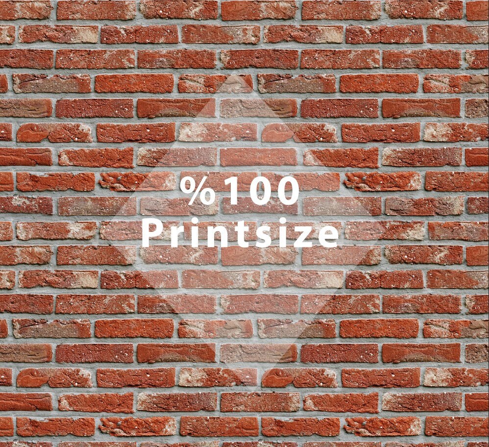 Red Brick Wall Wallpaper Self Adhesive Peel and Stick Wall Mural Wall ...