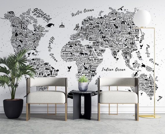 Tường giấy phông chữ đen trắng: Tường giấy phông chữ đen trắng là món phụ kiện hoàn hảo để trang trí cho không gian của bạn. Hãy cùng khám phá những ý tưởng sáng tạo cho căn phòng của bạn với tường giấy này. 
