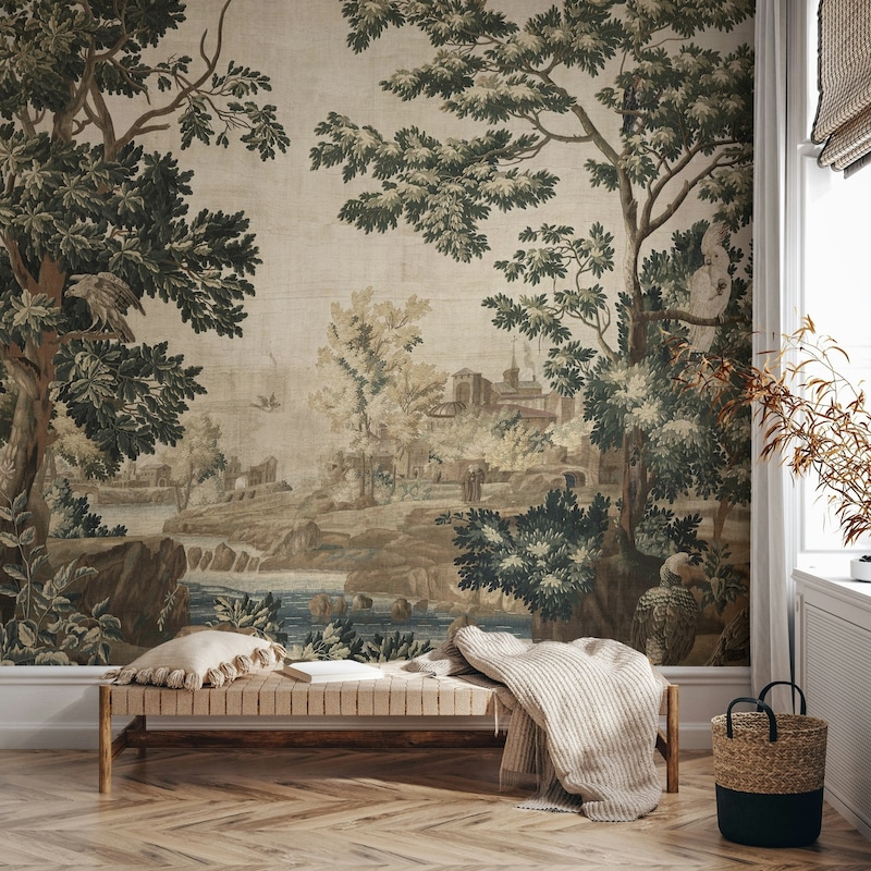 Landscape Mural Wallpaper - Etsy