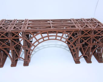 Laser Cut Wooden Bridge Kit – HO Scale Double Track - Fits also FastTrack O Scale