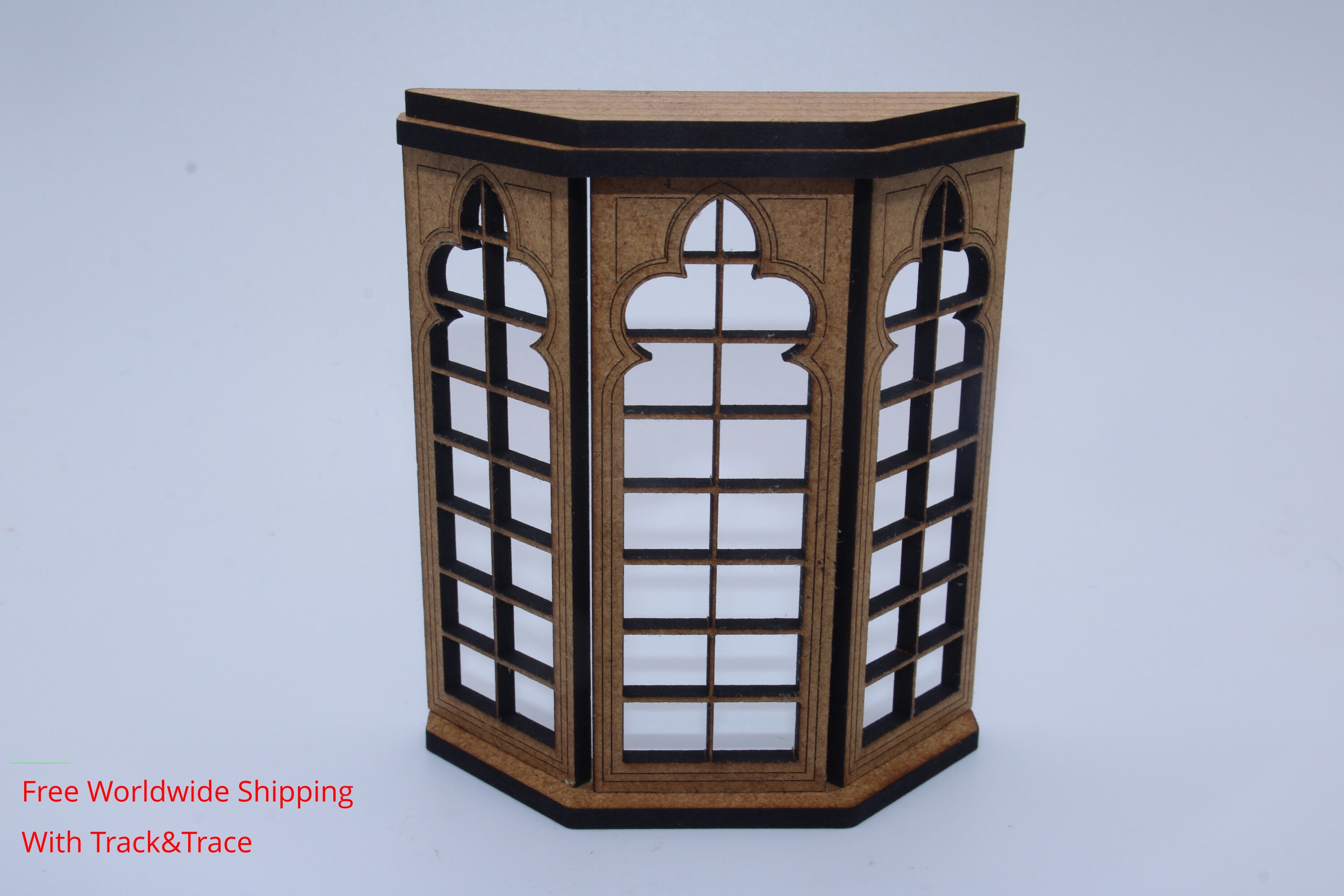 Mdf Model Window Frames Bay Window KIT in MDF for Diorama, Craft or Dollhouse - Etsy