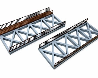 Rechte spoorbrug op HO-schaal – 150 mm – Bouwpakket – H0 1:87
