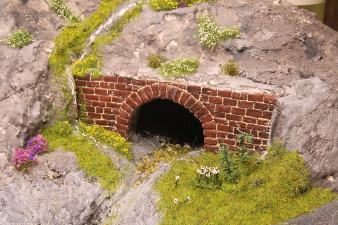Miniature Scale Model Brickwork Culvert HO Scale Etsy