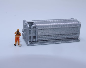 Filtro de cervecería de resina a escala N - Diorama de modelismo ferroviario en miniatura