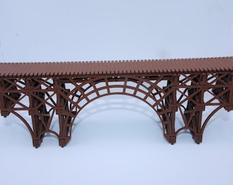 Laser Cut Wooden Bridge Kit – HO Scale - MDF Model Railroad Diorama Scenery
