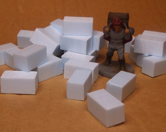 XPS Foam Stone Blocks – 10mm, Miniature Scenery (100pcs)