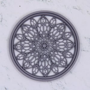 Gothic Rose Window – Amiens Cathedral Miniature, Dollhouse Diorama - All Scales