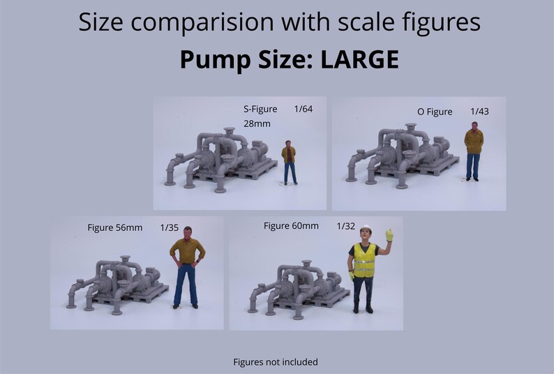 Industrial Booster Pump Set - All Scales - Etsy