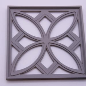Square Window &#39;Leafs&#39; for diorama or dollhouse
