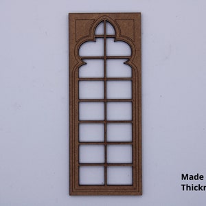 Old Tudor Window for diorama or dollhouse