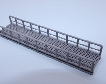 HO Scale Pedestrian Bridge – 3D Printed Model Railroad Diorama