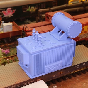 HO Scale Transformer Model – Resin Industrial Train Load or Factory Diorama – Painted or Unpainted – 1:87 Scale