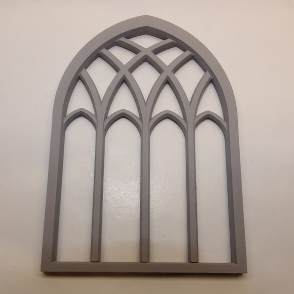 Gothic Church Window for diorama or dollhouse