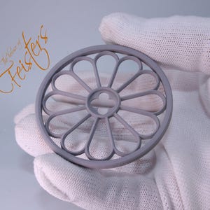 Miniature Round Church Window – Single Arch Gothic Window for Dioramas, Dollhouses, Model Railroad Scenery