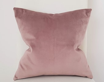 Light Pink Velvet Pillow Cover, Blush Pink Velvet Throw Pillow Cover, Luxury Velvet Cushion, Velvet Throw Pillow For İndoor and Outdoor
