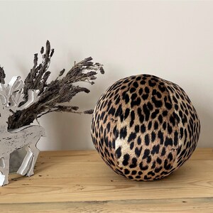 Cheetah ball pillow
