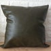 see more listings in the Faux Leather Pillow section