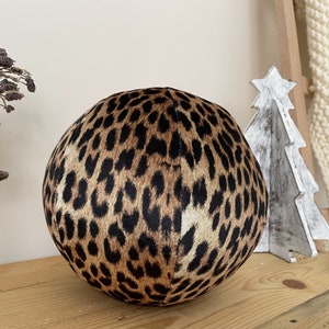 cheetah ball pillow