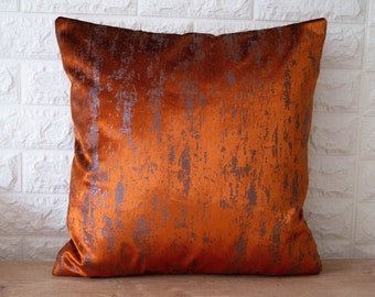 rust orange pillows