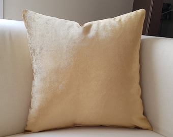 Gold Velvet Pillow Covers 20x20