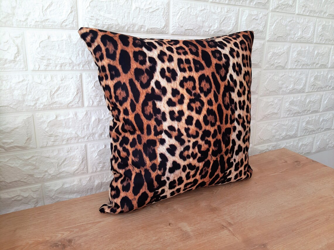 Cheetah Animal Print Velvet Pillow Covers 12x20decorative Etsy