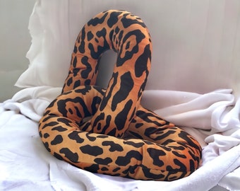 Cheetah Chain Pillow, Leopard Link Pillow, Animal Print Knot Pillow , Trend Home Decor