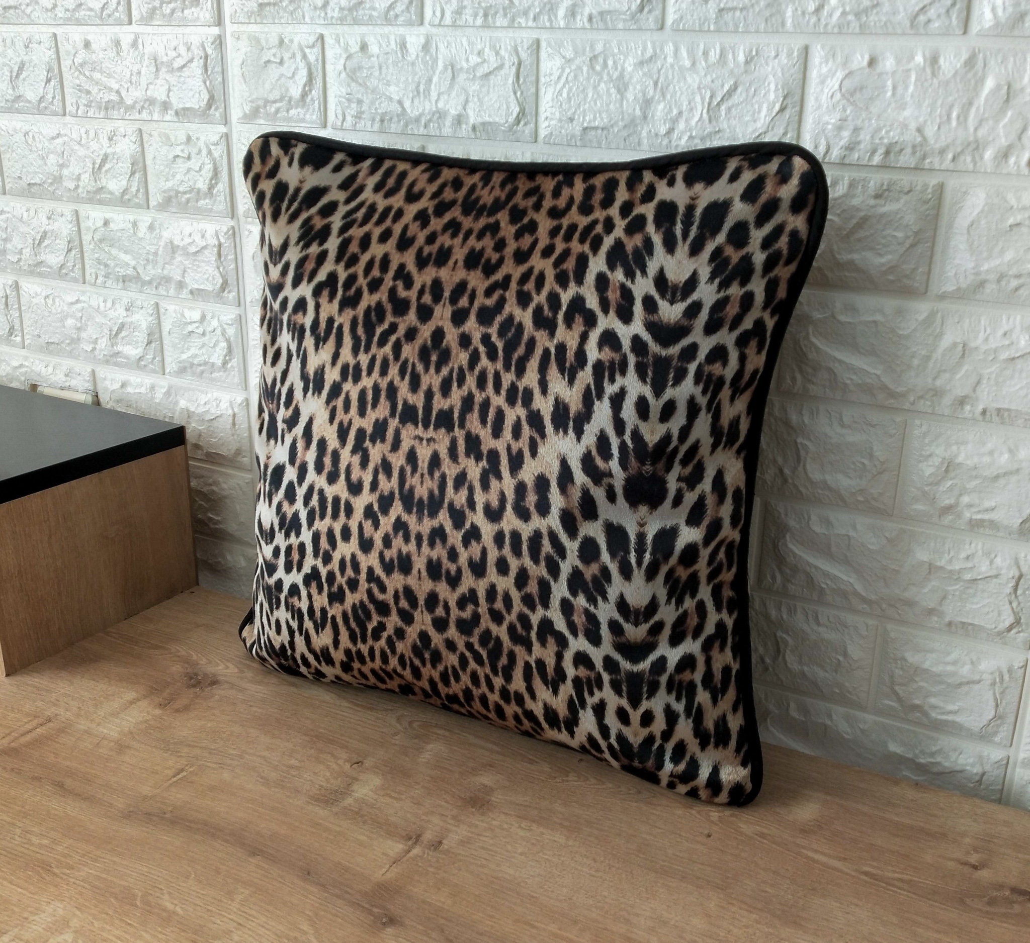 Cheetah Velvet Pillow CoverWild Decorative PillowsLeopard Etsy