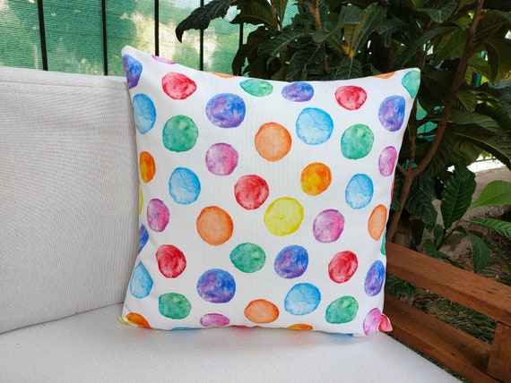 Watercolor top outdoor pillows
