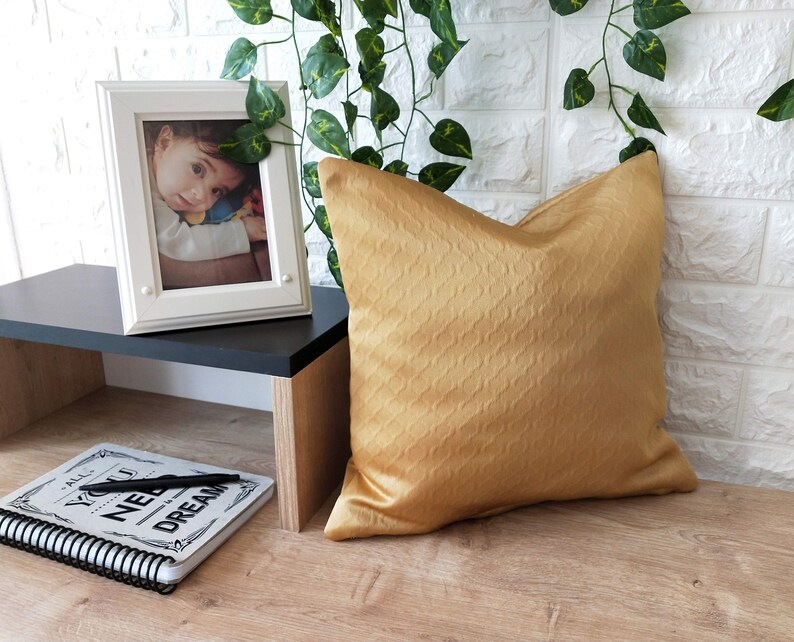 Champagne Satin Pillow Covers Etsy