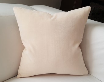Powder Pink Velvet Pillow-Decorative Pillows-Pink Pillow Cover