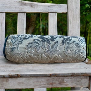 Floral Velvet Bolster Pillow Cover: Luxurious Home Decor Cushion
