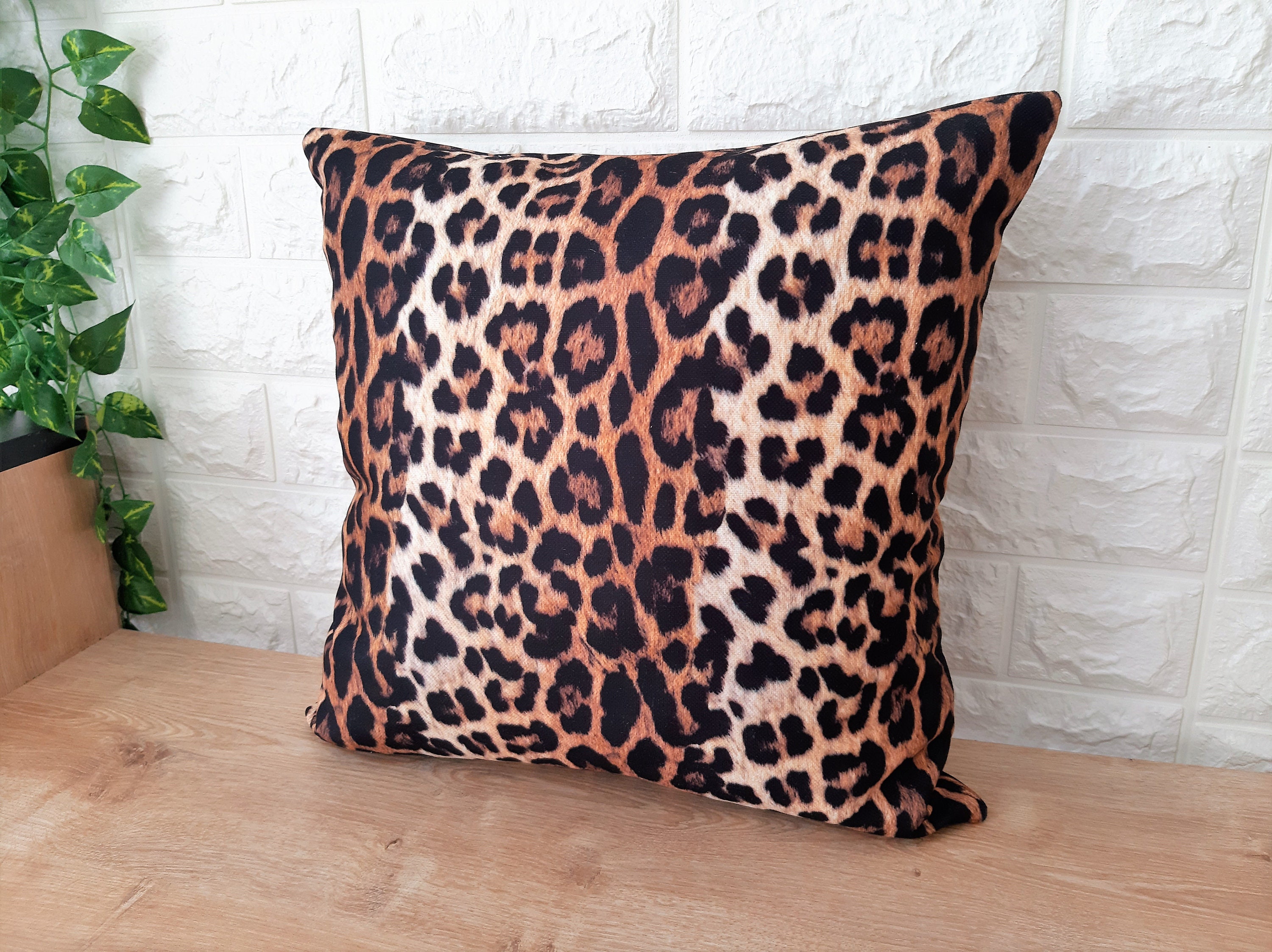 Cheetah Animal Print Velvet Pillow Covers 12x20decorative Etsy