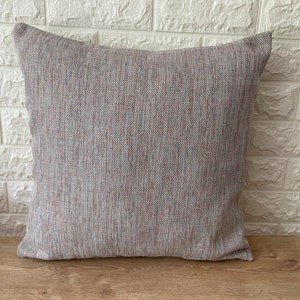 Grey Linen Pillow Covers, Linen Textured Cushion, Washed Linen Cushion, Natural Linen Pillow Case, Fabric Linen Cushion Cover