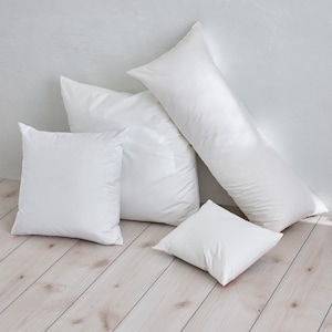 Outdoor Pillow Inserts,Choose your size,Cotton or Polyester Fabric,18x18x20x20