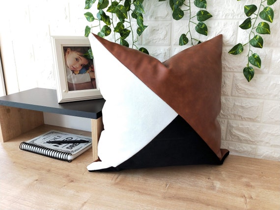 Faux leather euro shams hotsell