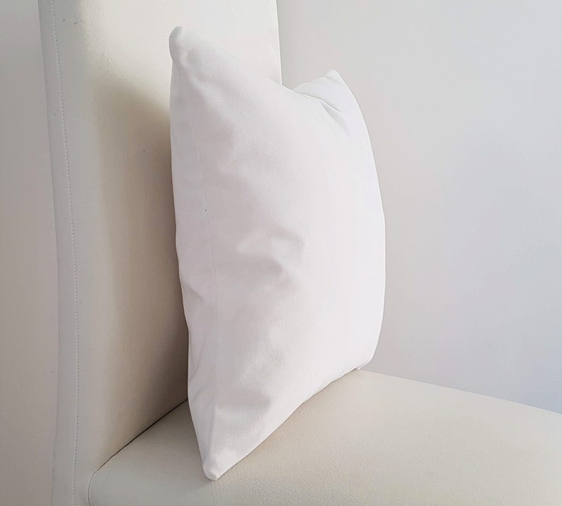 White Velvet PillowDecorative PillowsWhite Pillow CoverHome Etsy