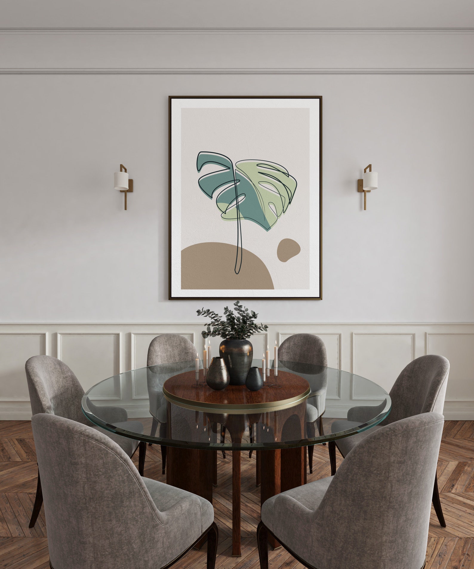 Flower Abstract Digital Prints Wall Art-Instant Download | Etsy