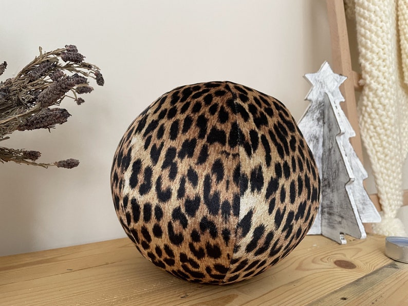 cheetah ball pillow